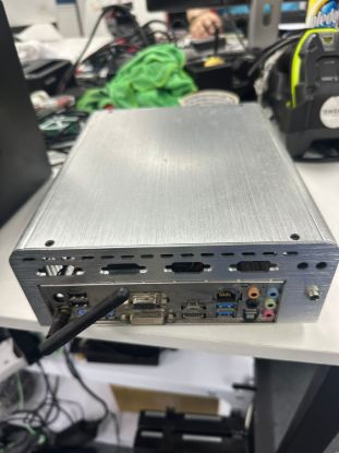 圖片 OEM Mini PC — Silver Brushed Aluminum (Industrial / Embedded Style)
