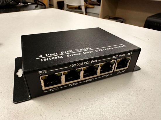 Picture of 4-Port 48V PoE Fast Ethernet Switch (Unmanaged) (✌️✌️)